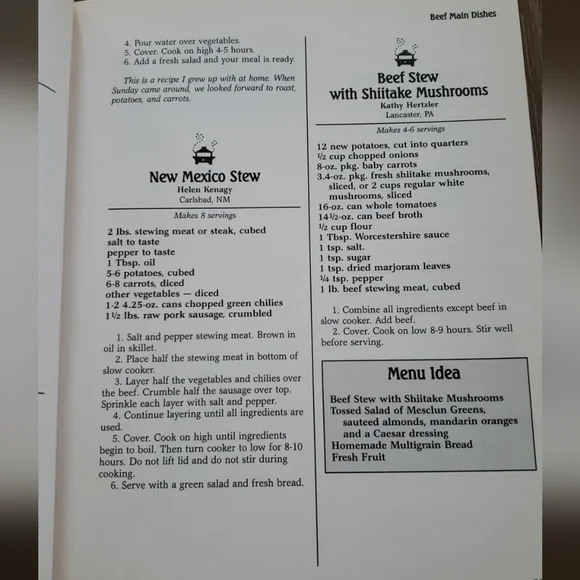 Fix-It and Forget-It Recipes for Entertaining slow cooker cookbook 284 Pages - Picture 4 of 12